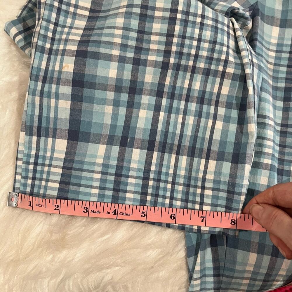 NEW Brooks Brothers 346 Preppy Cotton Poplin Plaid Y2K Capri Yacht Pants 6 NWOT - Picture 16 of 16